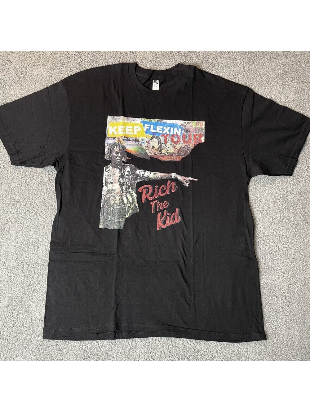 Rich the Kid Keep Flexin' XL Mens Shirt Concert Tour 2017 T-Shirt